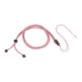 uxcell ひすい縄 ブレスレットロープ ネックレスコード 調整可能 DIYクラフト用 手作りネックレス用 ピンク 5本入り