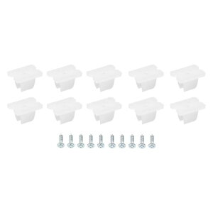 uxcell LED�l�I����t�N�����v �l�I�����C�g��t�u ���P�b�g LED�l�I���Œ�N���b�v 6mm - 5mm �V���R��LED�l�I���X�g���b�v�p ������ 100����