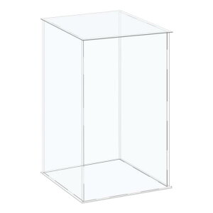 uxcell ANfBXvCP[X vX`bN{bNX L[u [{bNX NA gݗăV[P[X ObYp 26x26x31cm