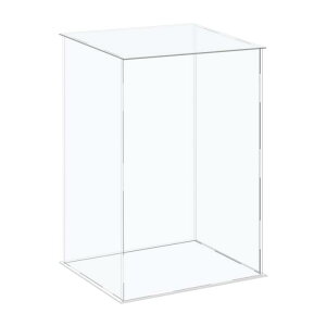 uxcell �A�N�����f�B�X�v���C�P�[�X �v���X�`�b�N�{�b�N�X �L���[�u ���[�{�b�N�X �N���A �g�ݗ��ăV���[�P�[�X �O�b�Y�p 26x21x31cm