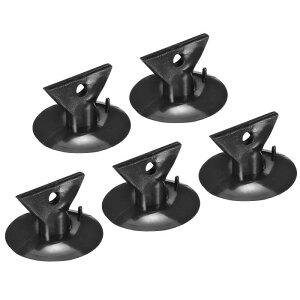 uxcell �o���u�`�F���W���[ �T�b�N�J�b�v �T�N�V�����p�b�h �����v�����H�� GU10 MR16�p 35mm���a �u���b�N PVC 5����