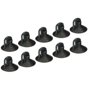 uxcell �o���u�`�F���W���[ PVC�T�N�V�����J�b�v �����c�[�� GU10 MR16�o���u�p �����ԗp�K���X���h �������X�N���[�� 37mm���a �u���b�N 10����