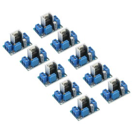 uxcell DC-DC 降圧コンバータ 電圧レギュレーター LM317 4.2-40V〜11.2-37V 2.2A ブルー MP3 MP4用 10個
