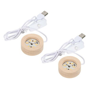 uxcell LED ؐ{[X^h fBXvCz_[x[X 6x2cm ؃Cg Eh USB XCb` NX^{[Xg[p 2
