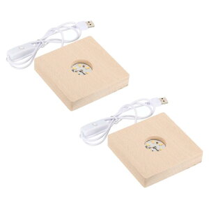 uxcell LED ؐ{[X^h fBXvCz_[x[X 8x8x2cm ؃Cg XNGA USB XCb` NX^{[Xg[p 2