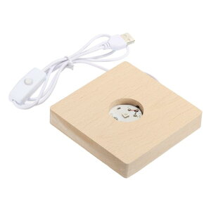 uxcell LED ؐ{[X^h fBXvCz_[x[X 10x10x2cm JtȃCg XNGA USB XCb` NX^{[Xg[p