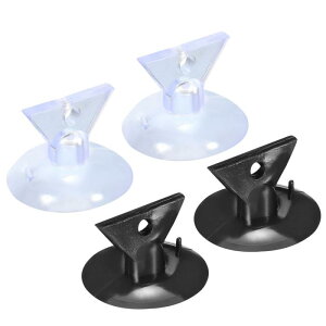 uxcell �o���u�`�F���W���[ �T�b�N�J�b�v �T�N�V�����p�b�h �����v�����H�� GU10 MR16�p 35mm���a �u���b�N �N���A PVC 2�Z�b�g����