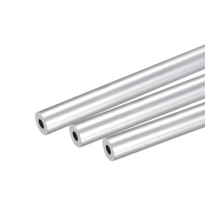 uxcell 6061�A���~���`���[�u �ۂ��`���[�u �p�C�v �O�a12 mm ���a5 mm ����250 mm 3�{��