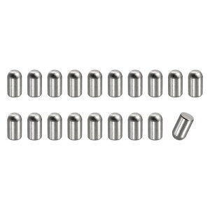 uxcell �_�E�G���s�� ���E���h�w�b�h�_�{�s�� 5 x 8 mm �V���o�[�g�[�� 304�X�e�����X�X�`�[�� �t���b�g�ʎ��G���h �E�b�h�x�b�h�V�F���t�y�O�T�|�[�g�V�F���t �Œ�G�������g 20����