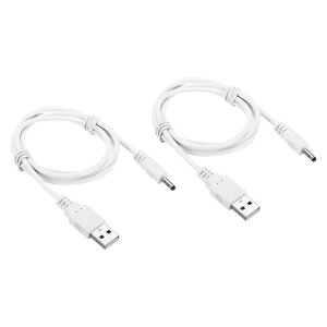 uxcell USBP[u dR[h R[h USBIX-DC 3.5 x 1.35 mmIX iCgCgp ~jt@p 100cm zCg 2{