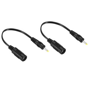 uxcell DCdP[u dA_v^[vOR[h DCdR[h LEDvJCCTVp DC 5.5x2.1mmX-2.5x0.7mmIX ubN 2{