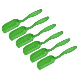 uxcell ガーデニングシャベル スプーン ミニ ソイルスクープ 栽培移植ツール 屋内 屋外 ガーデン用 グリーン