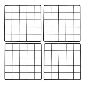 PATIKIL 10x10" C[Obhpl 4Zbg ACApǊ|Obh ԂQ ʐ^fBXvCz_[ z[fR[V F