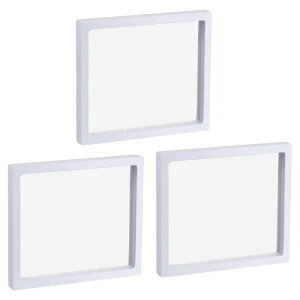 uxcell fBXvC{bNX t[eBO  ABSt[̕\ P[Xz_[ zCg w lbNX uXbg CO 3 18cm x 18cm x 2cm