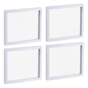 uxcell fBXvC{bNX t[eBO  ABSt[̕\ P[Xz_[ zCg w lbNX uXbg CO 4 18cm x 18cm x 2cm