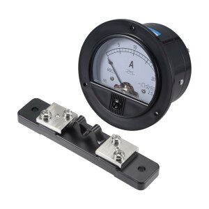 uxcell �A�i���O�d���p�l�����[�^�[ DC 0-20A 65C5 75mV�V�����g�t�� ��H�����p �A���y�A�e�X�^�[�Q�[�W 1�Z�b�g����