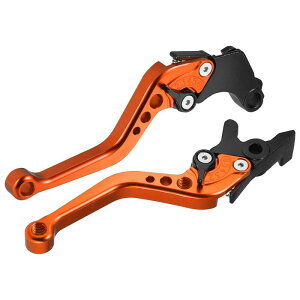 uxcell �����\�ȃu���[�L�N���b�`���o�[ GR oM�ɑΉ� MSX125�ɑΉ� 2014-2019�ɑΉ� CBR250R�ɑΉ� 2011-2013�ɑΉ� CBR300R CB300F CB300FA�ɑΉ� 2014-2019�ɑΉ� �I�����W �A���~�j�E������ 1�y�A