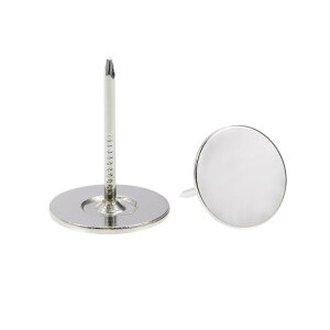 uxcell ���������l�C���^�b�N �t���b�g�w�b�h�Ƌ�B 19 mmx25 mm �Ƌ�\�t�@�w�b�h�{�[�h�p �V���o�[�g�[�� 30��