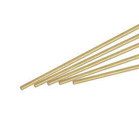 uxcell 真鍮棒 真鍮ソリッド丸棒 旋盤棒材 RCモデル用 DIYクラフト用 1.2mm直径 200mm長さ 20本