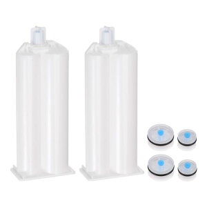 uxcell G|LVKSJ[gbW 115mm zCg O[ vX`bN ~LT[fAڒ܃J[gbW OCsXgt 50ml/1.7oz 2:1 AB ڒ܃Kp 2