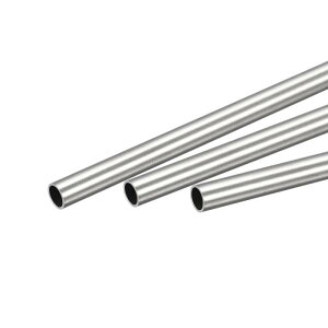 uxcell 316�X�e�����X�X�`�[���`���[�u �O�a6 mm �ǌ�0.5 mm �p�C�v����250 mm ���炩�Ȍ��� �ώ_���� 3����