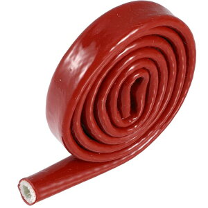 uxcell �ՔM�h�΃X���[�u �V���R�[���핢�O���X�t�@�C�o�[�e�[�v �����ԃz�[�X ���C�� ���C���[ �d�C�z���p ���b�h ���a8 mm ����90 cm