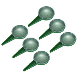 uxcell 播種ディスペンサーハンドツール ハンドヘルド 調整可能 ガーデンプランター 5個ダイヤル設定付き 花 野菜用 ブラックっぽいグリーン 6個