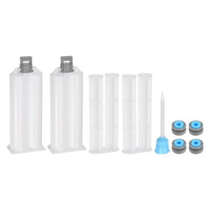 uxcell G|LVKSJ[gbW 122mm zCg O[ ~LT[fAڒ܃J[gbW vbVbhƃ~LVO`[ut 50ml/1.7oz 1:1 AB ڒ܃Kp 2