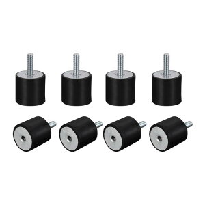 uxcell �V���b�N�A�u�\�[�o�[ �h�U�A�C�\���[�^�[ �}�E���g���o�[ M6 �I�X/���X D20mmxH15mm 8����