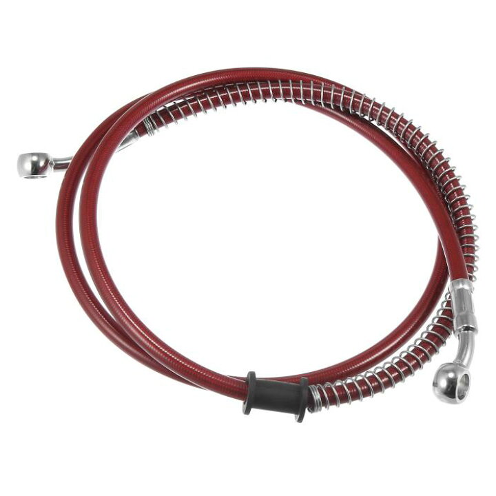 Amazon.co.jp: バイクオイルパイプ、バイクブレーキオイルホース,バイク用編組ブレーキホース、ブレーキパイプオートバイ45度ブレーキホース オイルパイプ - 貨物配送、旅行用の ATV モトクロス ストリート レーシング用オールシーズン パイプ継手: 車＆バイク オートバイホース ATV バイク オートバイ フレキシブル ブレーキ ホース パイプ チューブ ライン ケーブル オートスペア パー