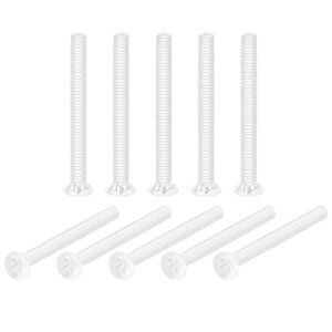 uxcell �v���X�@�B�l�W PC �t���b�g�w�b�h �v���X�`�b�N �}�V���{���g M2 x 20 mm ���� 25��