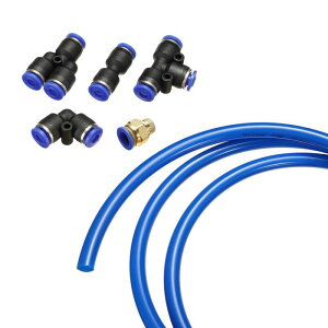 uxcell ��C��PU�G�A�z�[�X �p�C�v�L�b�g �O�a12 mm 5 M 1/4PT�`���[�u�R�l�N�^ �v�b�V���Ōp���ڑ��t�� �u���[ 12����