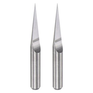 uxcell ؂̒[^[rbg \bhJ[oCh CNC 3D tCX ANPVC MDFvX`bN̒p VNa3.175 mm 0.2 mm[ 10x 2