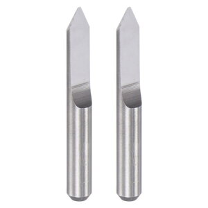 uxcell ؂̒[^[rbg \bhJ[oCh CNC 3D tCX ANPVC MDFvX`bN̒p VNa3.175 mm 0.3 mm[ 60x 2