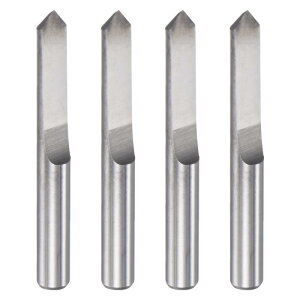 uxcell ؂̒[^[rbg \bhJ[oCh CNC 3D tCX ANPVC MDFvX`bN̒p VNa3.175 mm 0.2 mm[ 90x 4