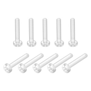 uxcell Ȃ׏˂  PC vX`bN {g @Bt@Xi[ M4x25 mm 50