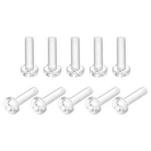 uxcell Ȃ׏˂  PC vX`bN {g @Bt@Xi[ M6x25 mm 20