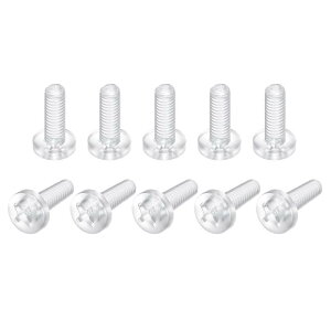 uxcell Ȃ׏˂  PC vX`bN {g @Bt@Xi[ M4x12 mm 100