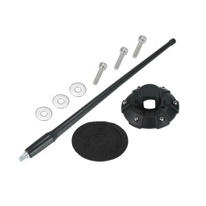 X AUTOHAUX Aei}Xgp[WI AM FM Aeix[Xt Jee pɑΉ WranglerɑΉ 2007-2021ɑΉ ubN 30 cm 1Zbg