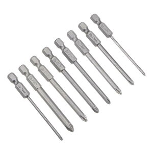 uxcell �C���`�Z�p�V�����N �h���C�o�[ ���� S2�h���C�o�[�r�b�g 8�� 1/4 * 2.4PH0-6PH2 * 75mm