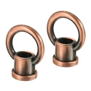uxcell �A�C�i�b�g �ő�׏d15kg M10�l�W �����O�`�� ���X���[�v �n���M���O�����v �V�����f���A�p ���b�h�u�����Y 29x35 mm 2��