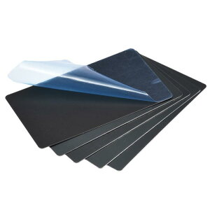 uxcell �u�����N���^���J�[�h �z�Ɏ_���A���~�j�E���� 85 mm x 50 mm x 0.5 mm �u���b�N 5��