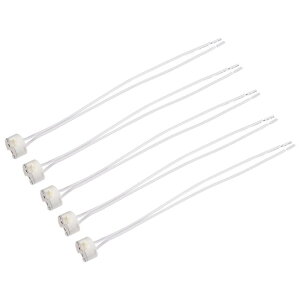uxcell �d���\�P�b�g AC/DC 12-250V 2A �S��20 cm LED�����v�x�[�X�z���_�[ GU5.3 G4 MR16 MR11�d���p 5��