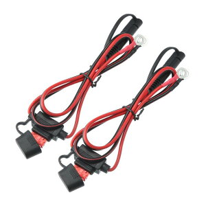 uxcell 18AWG SAE-�����O�^�[�~�i���n�[�l�X �N�C�b�N�ڑ��ؒf�����O�[�q�A�Z���u�� 10A�q���[�Y�t�� �� �I�[�g�o�C �\�[���[�p�l���d���p ����60 cm 2��