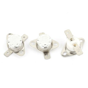 uxcell �T�[���X�^�b�g ���x�X�C�b�` KSD301 NC 250�� 250V 10A 3��