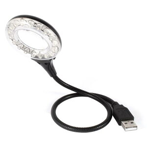 uxcell |[^u zC 18LED Vo[g[ ^O[XlbN 3 X̊g勾 USBv ubN