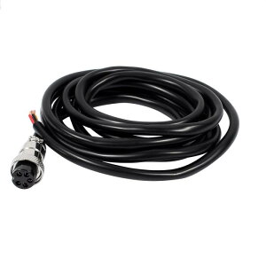 uxcell �q��\�P�b�g�R�l�N�^�d�C�P�[�u�� ���X �˂����킹�p����^�C�v 5�s�� 2M GX16 �u���b�N