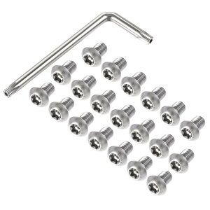 uxcell gNXZLeBlW M8x12mm x̂Ȃד˂ T40 L^`t 304XeX| t@Xi[{g 20