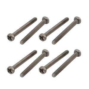 uxcell �`�^���l�W �l�W�t�@�X�i�[ �p���w�b�h M2x20mm �V���o�[�g�[�� 8������