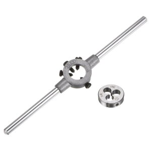 uxcell �_�C �X�g�b�N�n���h�������`�Z�b�g 5-40 UNC���E���h�_�C�����20mm�_�C�z���_�[�i1/8-5/32�iUNC/UNF�j/ ���g���b�NM3-M4 / 20mm OD�_�C�ɓK���j�{���g�X���b�h�C���p